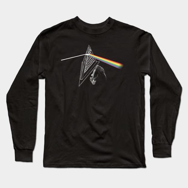 The Dark Side of the Hill Long Sleeve T-Shirt by ohmybatman